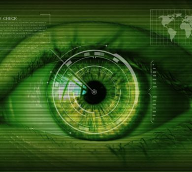 Augen Digitale linse mit Sensoren