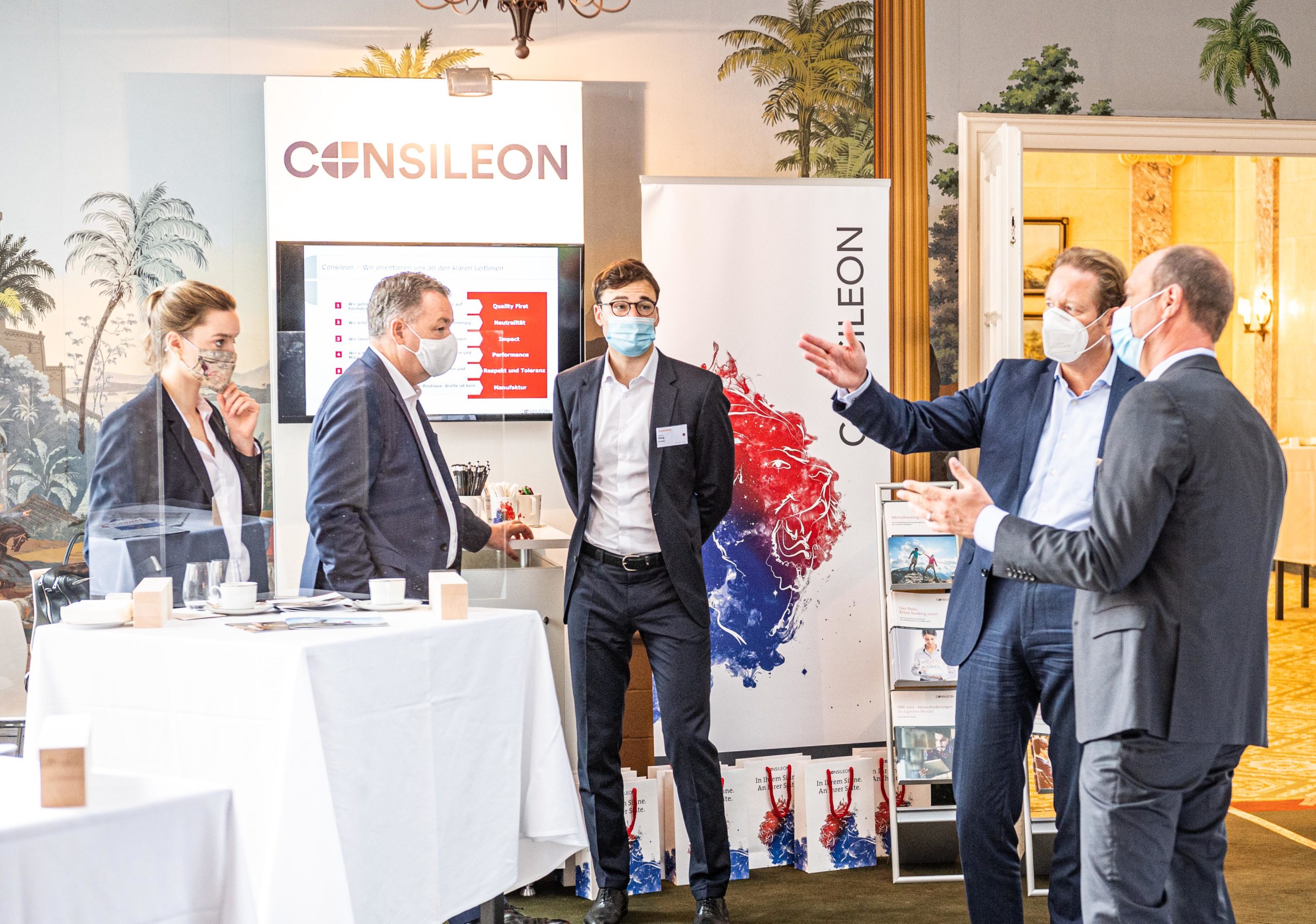 Consileon-Stand auf der Handelsblatt Tagung Zukunft Retail Banking