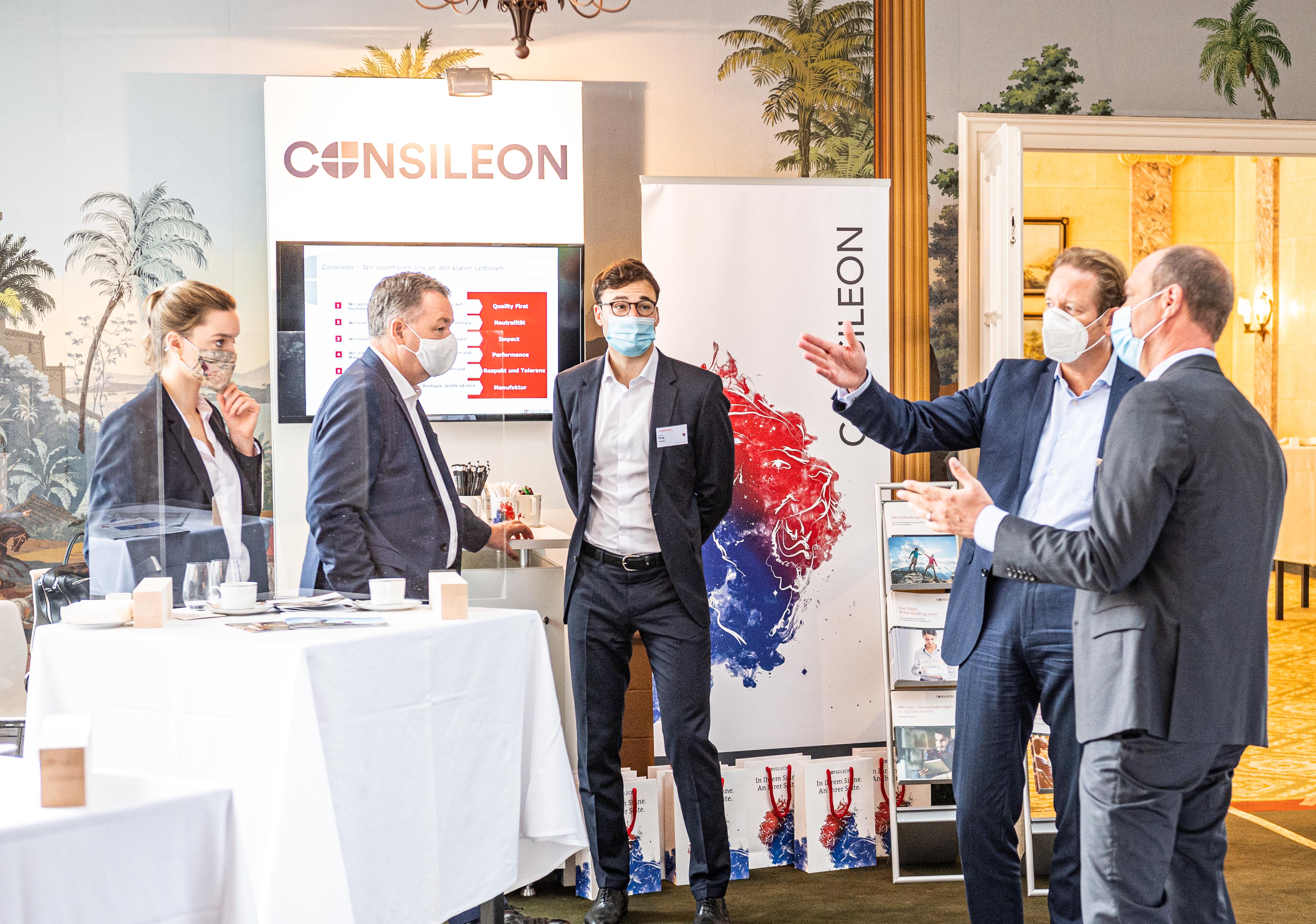 Consileon-Stand auf der Handelsblatt Tagung Zukunft Retail Banking