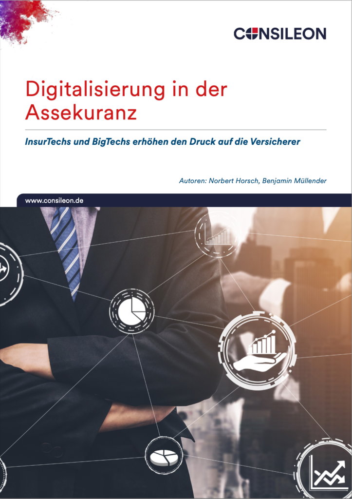 Bestellen Sie sich das Whitepaper Digitalisierung in der Assekuranz von der Management- und IT-Beratung Consileon