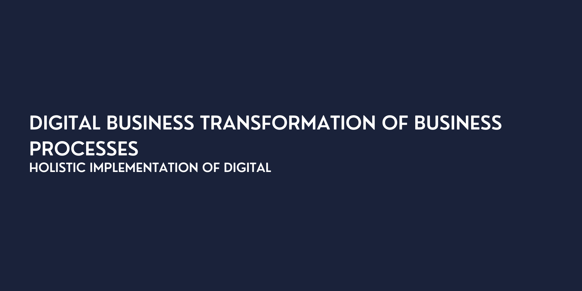 digital business transformation