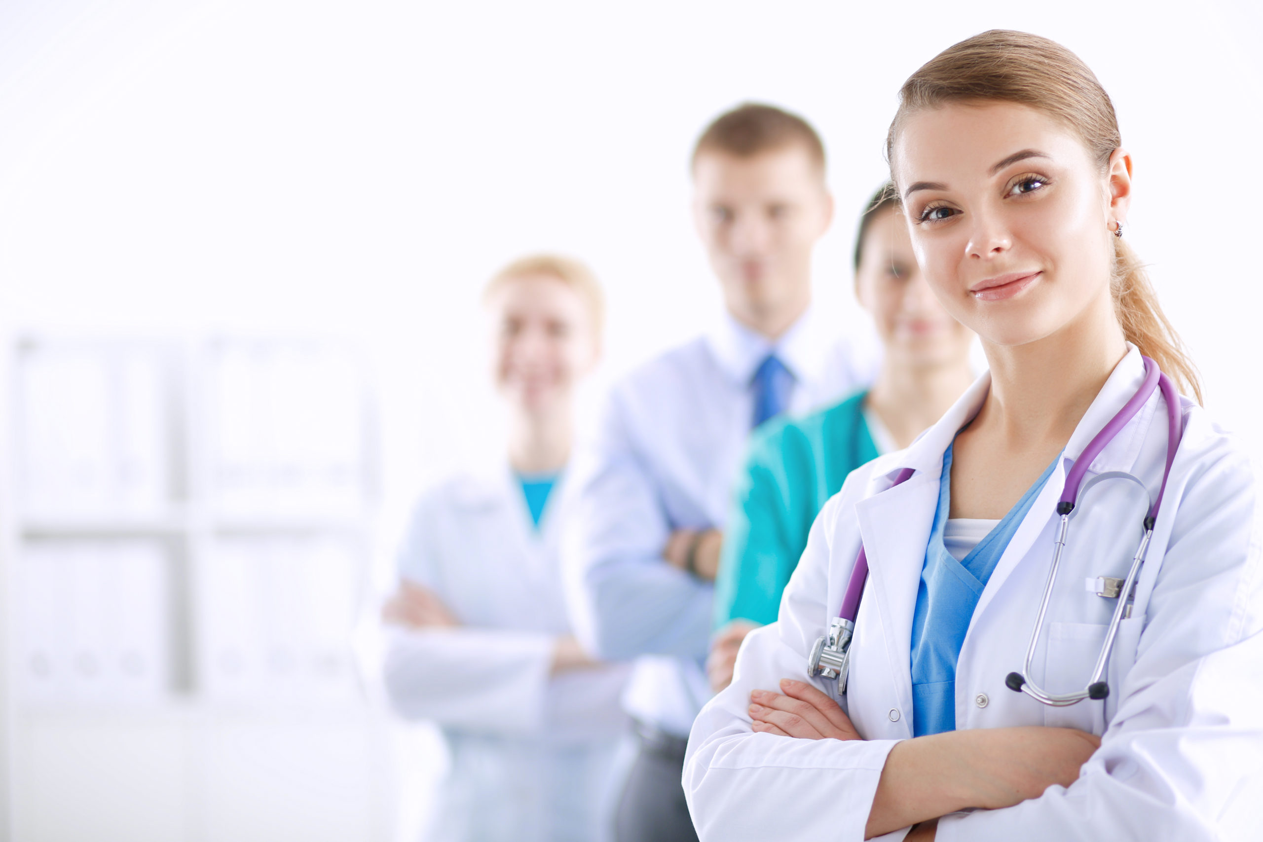 Weibliche Führungskräfte im Healthcare-Sektor. Beratung für das Gesundheitswesen kann die Consileon-Tochter Lüdke + Döbele für Sie anbieten.