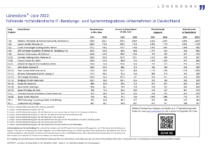 Führende mittelständische IT-Beratungs- und Systemintegrations-Unternehmen in Deutschland