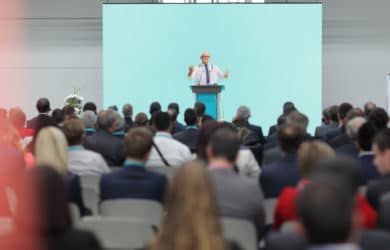 Vortrag auf einem Gesundheitswirtschaftskongress