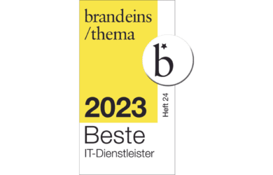 Auszeichnung als Bester IT-Dienstleister 2023