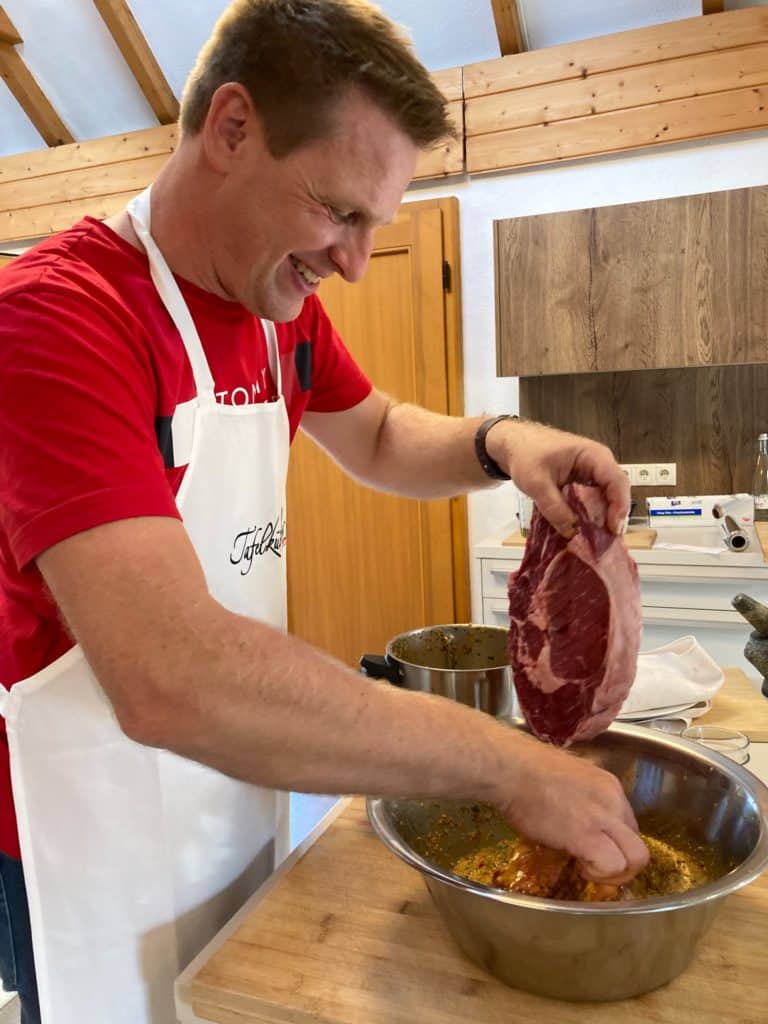 Martin Ehret beim Kochen