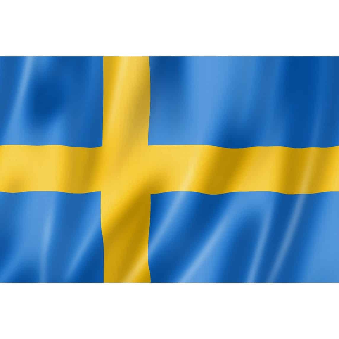 Die Flagge Schwedens als Symbolbild für die Einsatz der digitalen Krone von der Schwedischen Zentralbank.