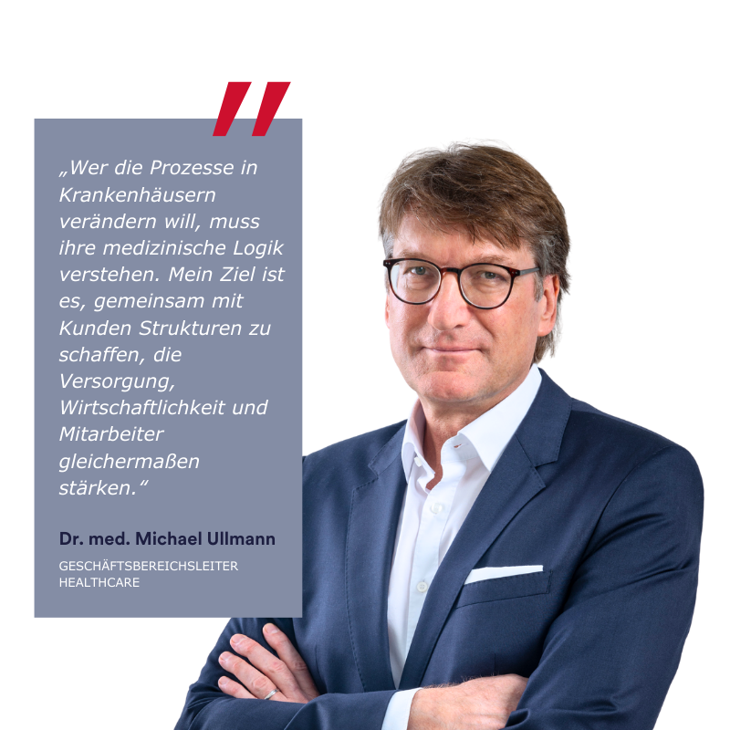 Ansprechpartner Consileon, Dr. med. Michael Ullmann, Beratung Krankenhäuser