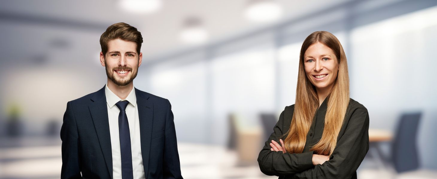 Ansprechpartner Sebastian Wagmann und Regina Lackermeier für das Regulatorik Radar Interview