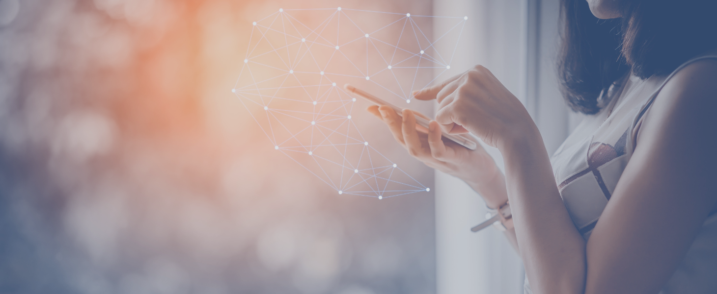 Eine Hand steuert den Übergang von experimenteller KI zu strategisch gesteuerter, agentischer Künstlicher Intelligenz im Unternehmen, symbolisch für KI-Transformation 2026